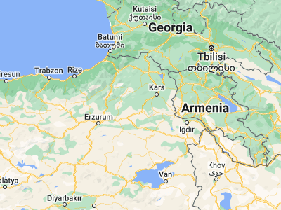Map showing location of Sarıkamış (40.33806, 42.57306)