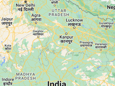 Map showing location of Sarīla (25.77579, 79.67535)