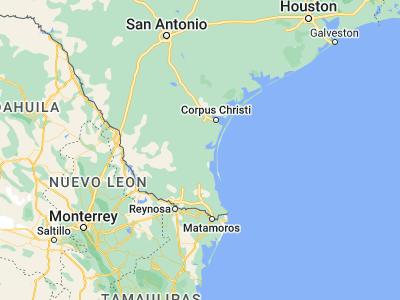 Map showing location of Sarita (27.22171, -97.78916)