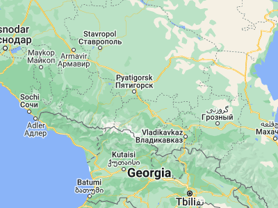 Map showing location of Sarmakovo (43.74556, 43.20028)