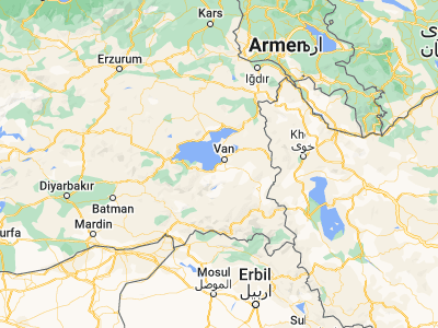 Map showing location of Sarmansuyu (38.41803, 43.23649)
