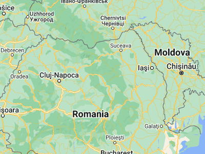 Map showing location of Sărmaş (46.88333, 25.46667)