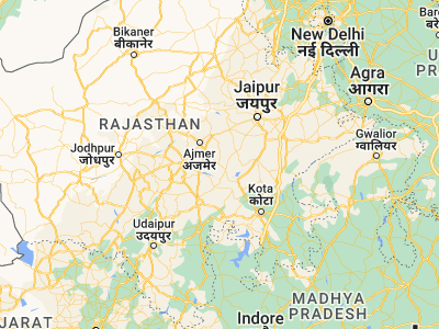 Map showing location of Sarwār (26.06272, 75.01104)