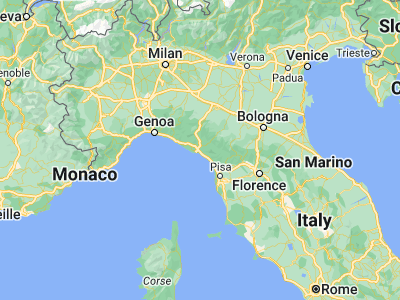 Map showing location of Sarzana (44.11145, 9.95859)