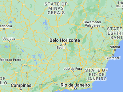 Map showing location of Sarzedo (-20.03528, -44.14472)