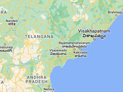 Map showing location of Sathupalli (17.24968, 80.86899)