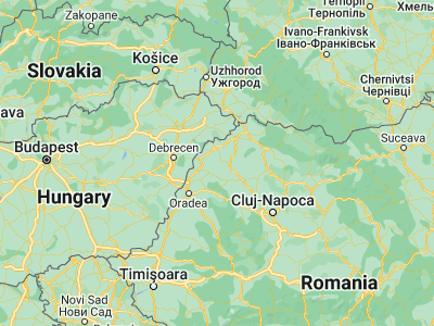 Map showing location of Săuca (47.46667, 22.48333)