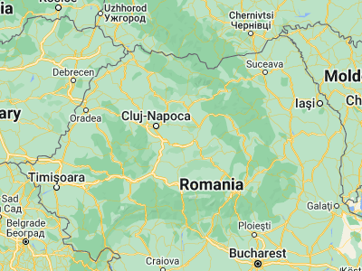 Map showing location of Şăulia (46.63333, 24.21667)