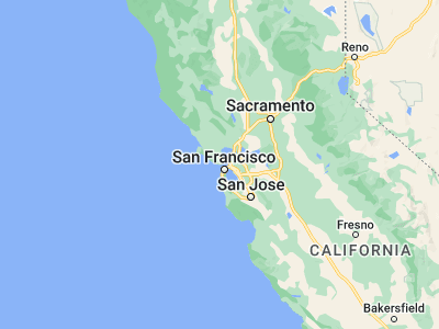 Map showing location of Sausalito (37.85909, -122.48525)