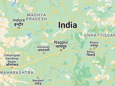 Map showing location of Sausar (21.65, 78.78333)