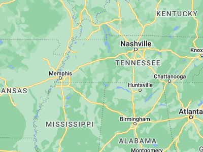 Map showing location of Savannah (35.2248, -88.2492)