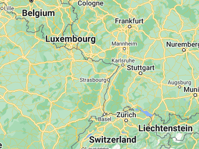 Map showing location of Saverne (48.74164, 7.36221)