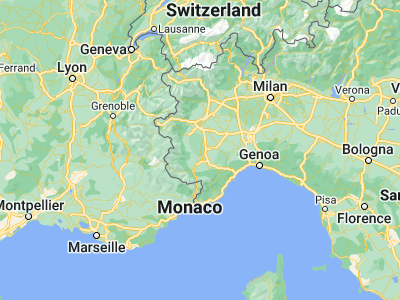 Map showing location of Savigliano (44.64404, 7.65593)