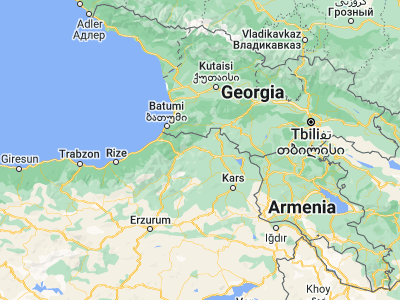 Map showing location of Şavşat (41.24027, 42.36109)