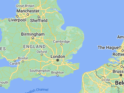 Map showing location of Sawston (52.12089, 0.16943)