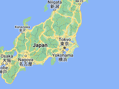 Map showing location of Sayama (35.85295, 139.41212)
