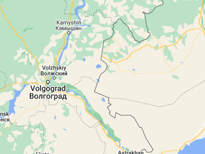 Map showing location of Saykhin (48.85611, 46.83361)