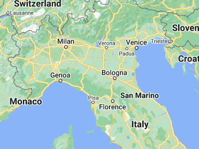 Map showing location of Scandiano (44.59646, 10.6907)