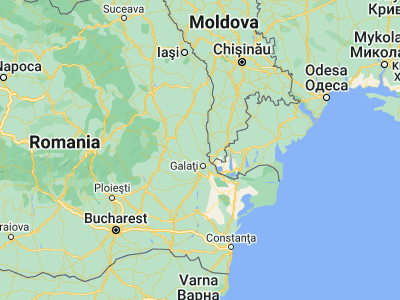 Map showing location of Scânteeşti (45.68333, 27.98333)