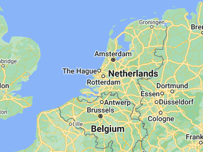 Map showing location of Schiedam (51.91917, 4.38889)