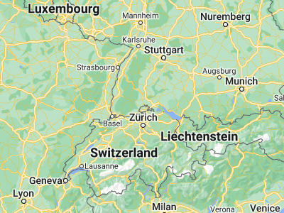 Map showing location of Schleitheim (47.74818, 8.48213)