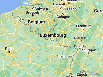 Map showing location of Schouweiler (49.5825, 5.95639)