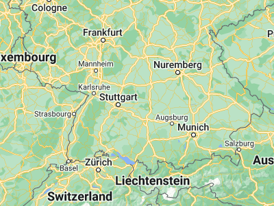 Map showing location of Schwäbisch Gmünd (48.79947, 9.79809)