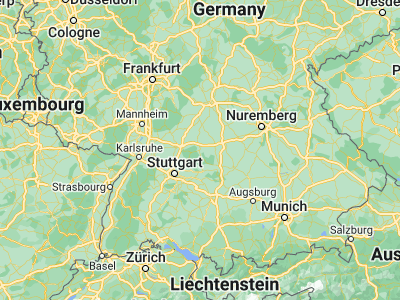 Map showing location of Schwäbisch Hall (49.11127, 9.73908)