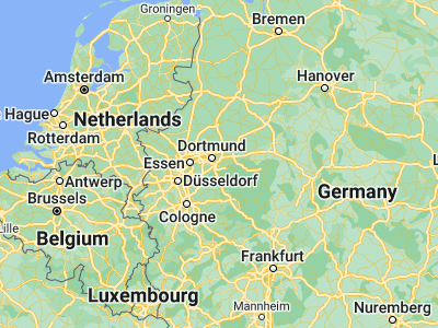 Map showing location of Schwerte (51.44387, 7.5675)
