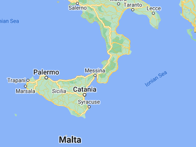 Map showing location of Scilla (38.25067, 15.71899)