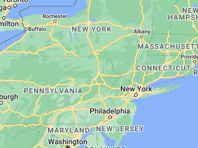 Map showing location of Scranton (41.40897, -75.66241)
