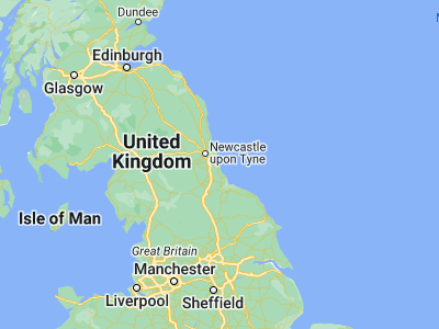 Map showing location of Seaham (54.83903, -1.34575)