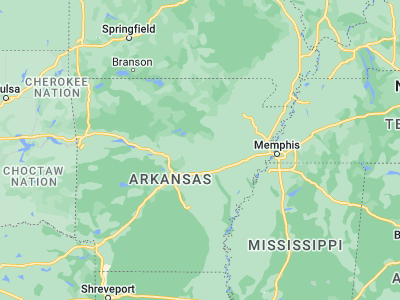 Map showing location of Searcy (35.25064, -91.73625)