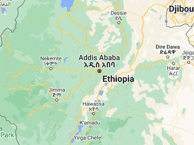 Map showing location of Sebeta (8.91667, 38.61667)