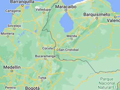 Map showing location of Seboruco (8.14514, -72.07332)
