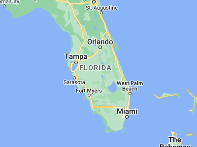 Map showing location of Sebring (27.49559, -81.44091)