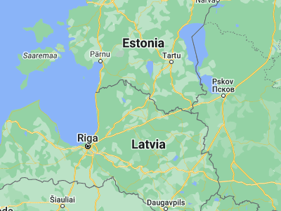 Map showing location of Seda (57.65, 25.75)