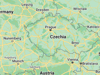 Map showing location of Sedlčany (49.66057, 14.42664)