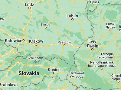 Map showing location of Sędziszów Małopolski (50.07069, 21.70062)