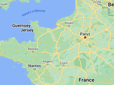 Map showing location of Sées (48.60403, 0.17244)