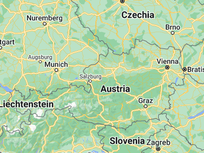 Map showing location of Seewalchen (47.95246, 13.58382)