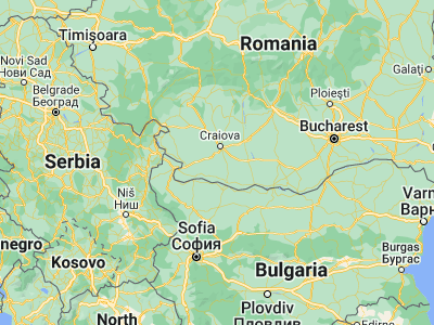 Map showing location of Segarcea (44.1, 23.75)