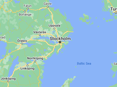 Map showing location of Segeltorp (59.27597, 17.93072)