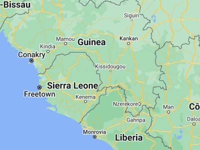 Map showing location of Seidu (9.01667, -10.6)
