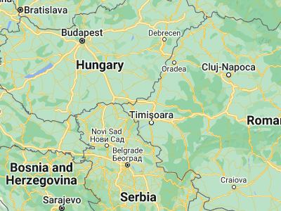 Map showing location of Şeitin (46.1, 20.85)