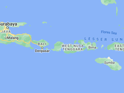 Map showing location of Selaparang Timur (-8.548, 116.6012)