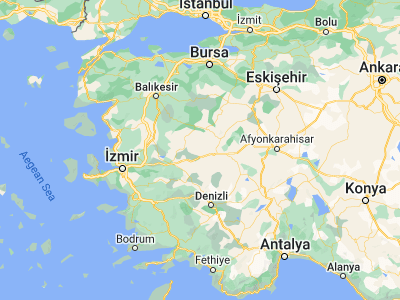 Map showing location of Selendi (38.74444, 28.86778)