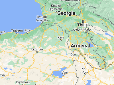Map showing location of Selim (40.46326, 42.78395)