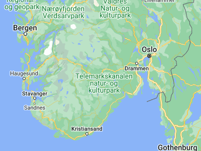 Map showing location of Seljord (59.4894, 8.63403)