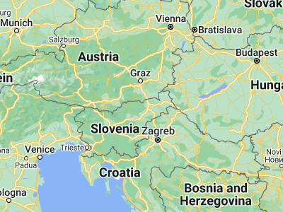 Map showing location of Selnica ob Dravi (46.55, 15.495)